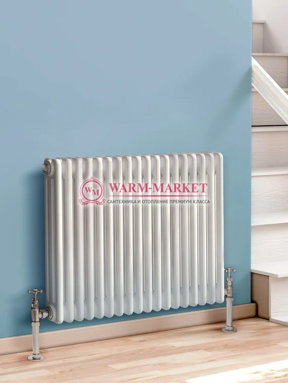 Трубчатый радиатор Dia Norm 3057-26 секции, трехтрубный с боковым подключением.