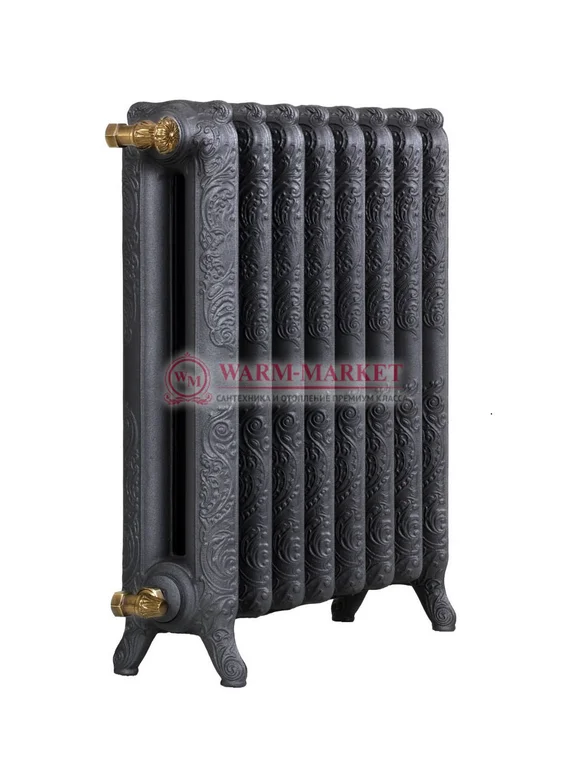 Guratec Merkur 760/05 AntikSchwarz - чугунный дизайн радиатор
