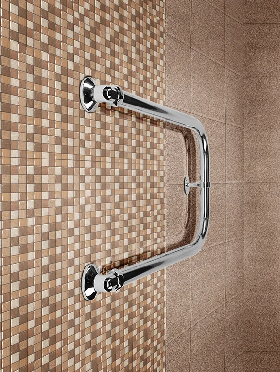 Полотенцесушитель П-образный бесшовный из нержавеющей стали