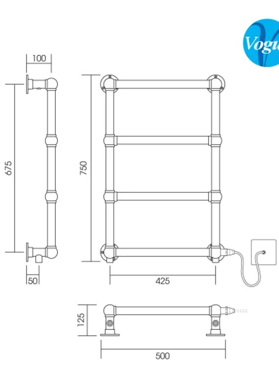 полотенцесушитель электрический VOGUE LONDON