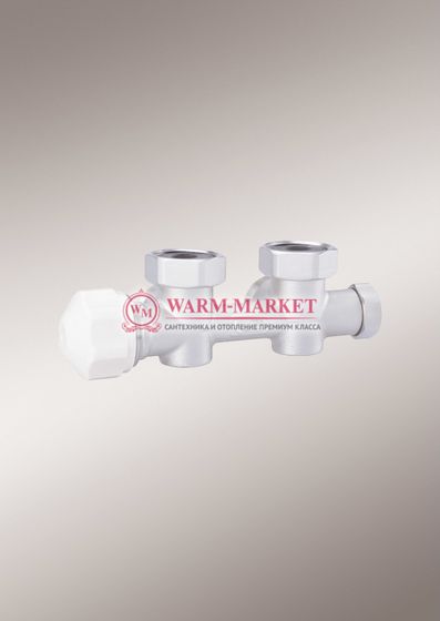 Tblock узел Hummel угловой с бойпасом, с 2 ниппелями G 1/2 х 3/4