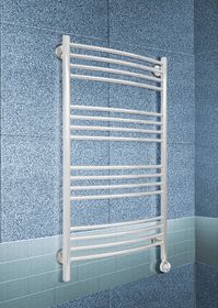 Bogema White E - белый электрический полотенцесушитель, 500х500 мм
