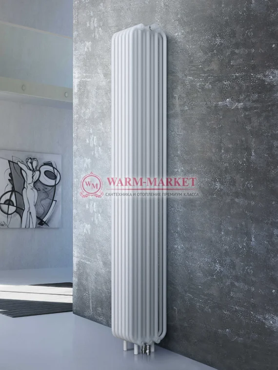 Вертикальный трубчатый радиатор KZTO RS‌-5 высотой 2040 мм