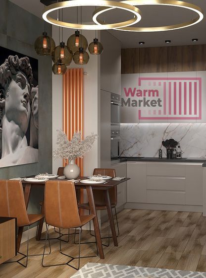 Diametro 42 V - вертикальный трубчатый радиатор высотой 750 мм, 8 секций