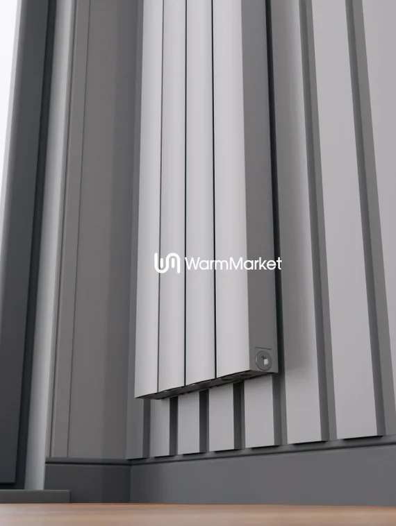 Axxinot Barkas V 2500 - вертикальный алюминиевый радиатор высотой 2530 мм