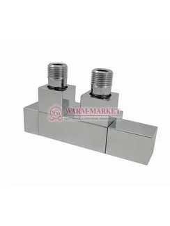 Узел с ручной регулировкой для нижнего подключения Duo-plex Square 6059