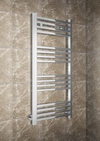 Modus White - белый  водяной полотенцесушитель с квадратным профилем