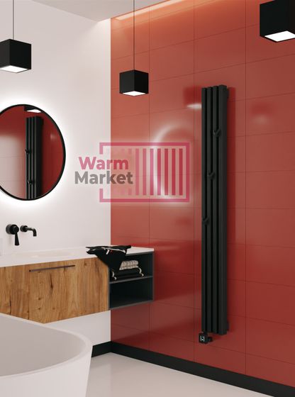 Axxinot Cardea 60х30 VE - вертикальный электрический радиатор высотой 1500 мм, 9 секций