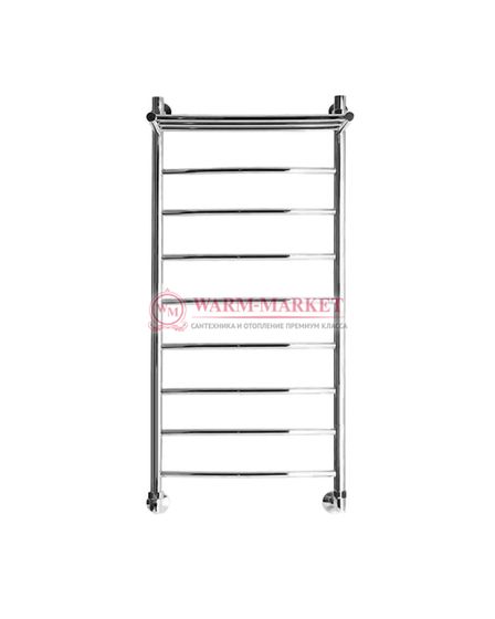 Galant 2 (дуга) - водяной полотенцесушитель с полкой из нержавеющей стали