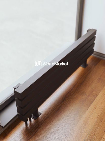 Bareng Livian ZN 1750 - напольный трубчатый радиатор шириной 1750 мм, нижнее левое подключение