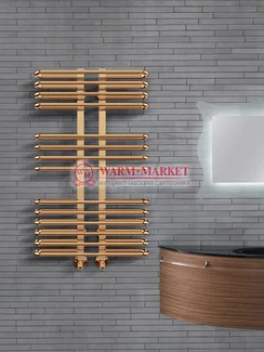 Sahara Bronze - бронзовый полотенцесушитель с закругленными перекладинами.