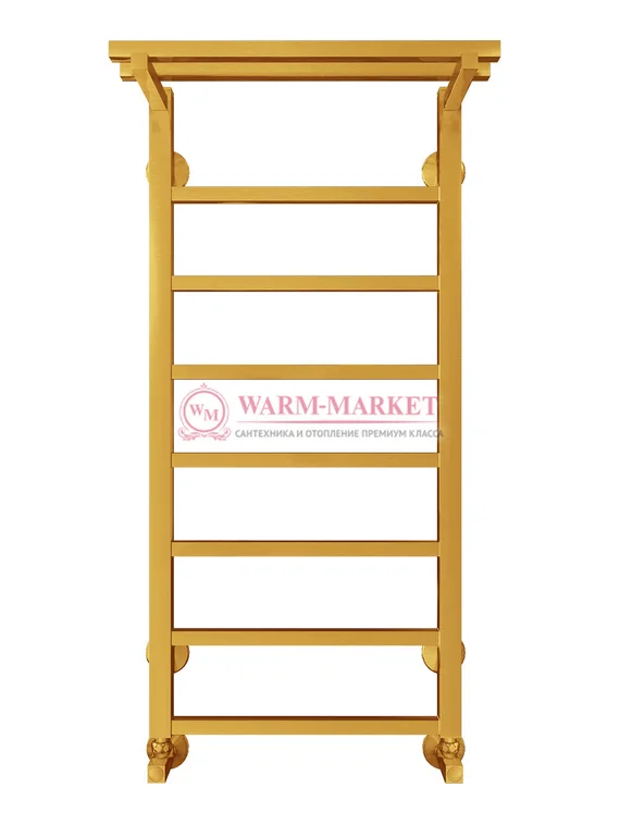 Контур П8-2 - водяной полотенцесушитель с полкой, нижнее подключение