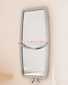 Дизайнерский полотенцесушитель из матовой полированной нержавеющей стали Grace Carisa