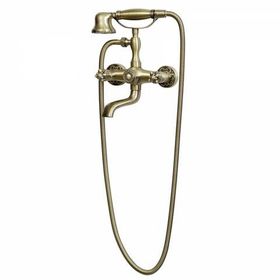 Бронзовый смеситель для душа Florence в ретро стиле