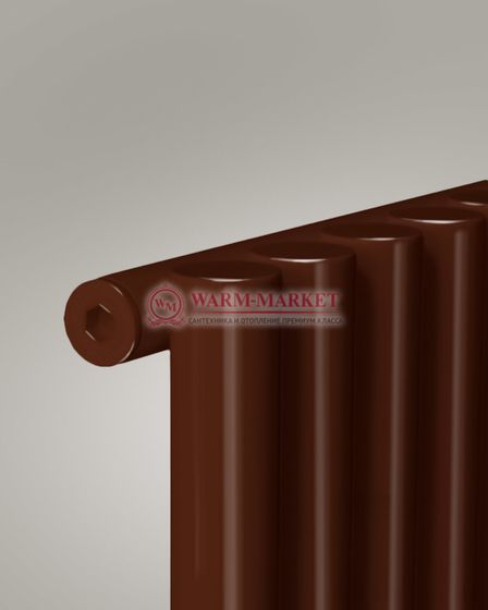 Garmonia A 40 V 1 - вертикальный трубчатый радиатор высотой 1784 мм коричневого цвета