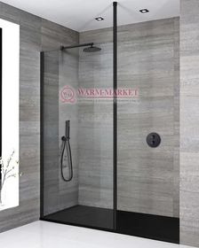 Душевой термостатический комплект Warmer Black Line Bl 400300-10D Termo