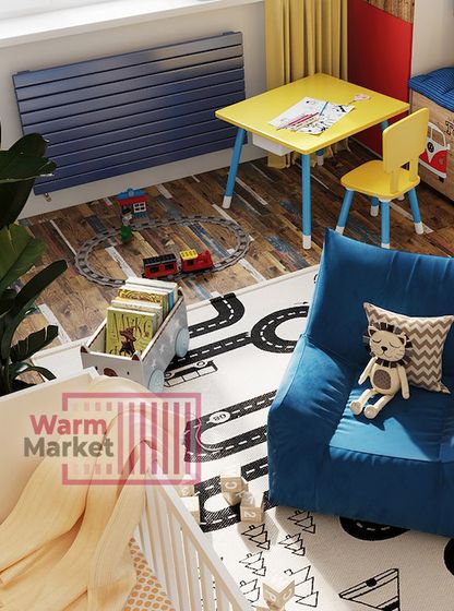 Piatto 30х60 Z - горизонтальный трубчатый радиатор шириной 750 мм, 5 секций