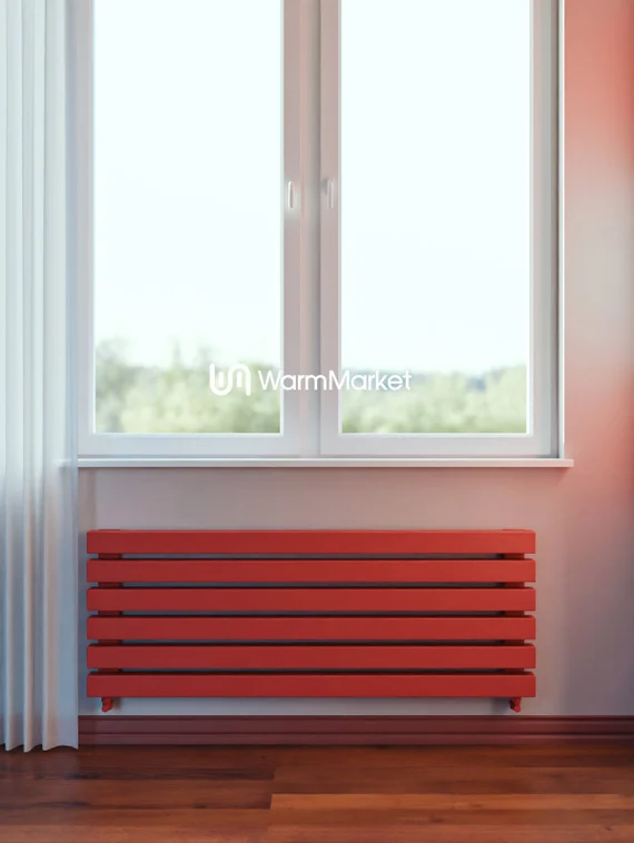 Bareng Livian Z 600 - горизонтальный трубчатый радиатор шириной 600 мм, нижнее разнесенное подключение