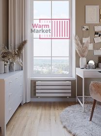 Kvadro 60х60 Z - горизонтальный трубчатый радиатор шириной 1000 мм, 4 секции