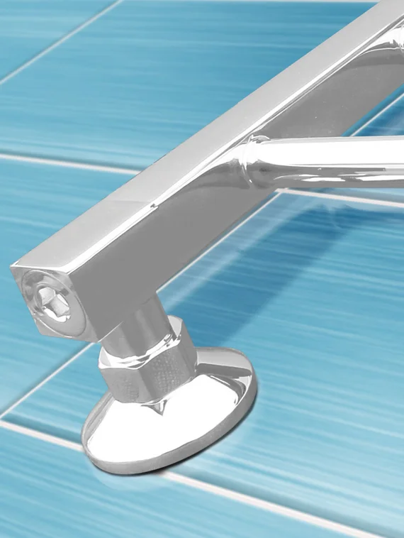 Classic  White - белый полотенцесушитель с квадратными вертикалями