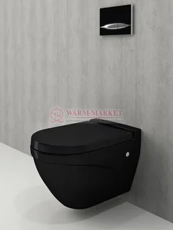 Унитаз подвесной Bocchi Taormina Arch черный глянцевый
