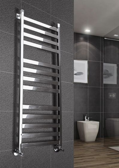 Verona - водяной дизайн полотенцесушитель с квадратными вертикалями