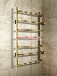 Полотенцесушитель Warmer B Standart 800х400х500 - 8 перекладин  с боковым подключением, античная бронза
