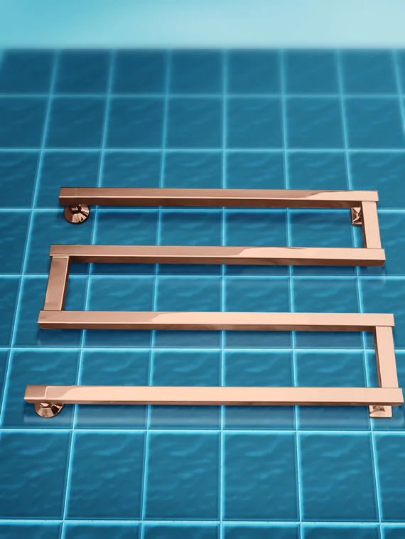 Optima - дизайн полотенцесушитель с боковым подключением