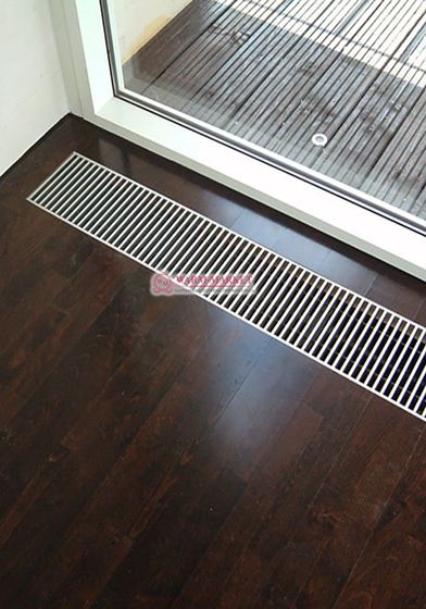 Внутрипольный конвектор KZTO Бриз естественной конвекции 200х80