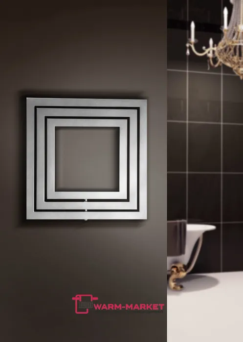 Quadro-2 квадратный дизайн-радиатор для ванной комнаты | Фото 3
