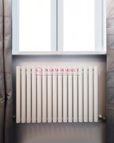 Трубчатый радиатор KZTO Garmonia V1 высотой 545 мм