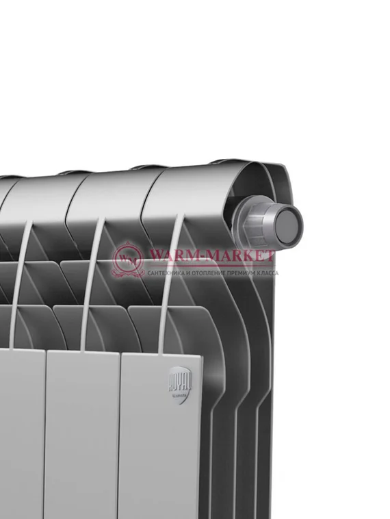 Радиатор Royal Thermo BiLiner V 350 Silver Satin с нижним подключением