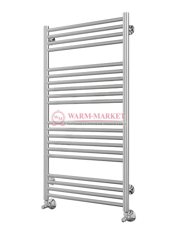 Аврора П20-3 - водяной полотенцесушитель, нижнее подключение, черный