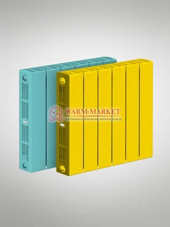 Rifar Supremo Ral 350 - цветной биметаллический радиатор с боковым подключением