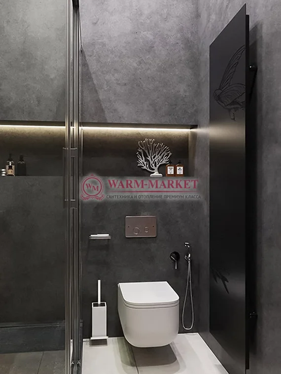 Вертикальный дизайн радиатор Broner Flying Fish