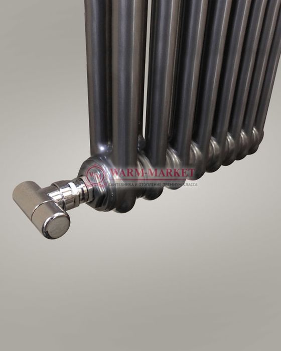 Вертикальный трубчатый радиатор Arbonia 21800 мм высотой, двухтрубный №12 боковое подключение в цвете антрацит | Фото 2