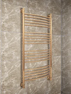 Bogema Bronze - бронзовый полотенцесушитель водяного типа классической формы