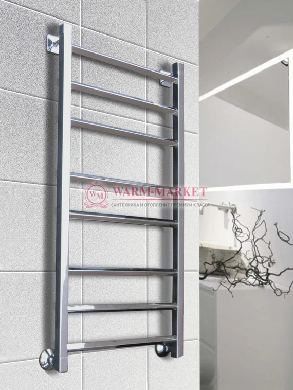 Saturn - водяной дизайн-полотенцесушитель из нержавеющей стали