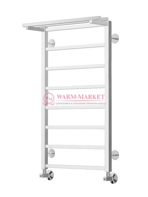 Контур П8-3 - электрический полотенцесушитель с полкой, цвет бронза