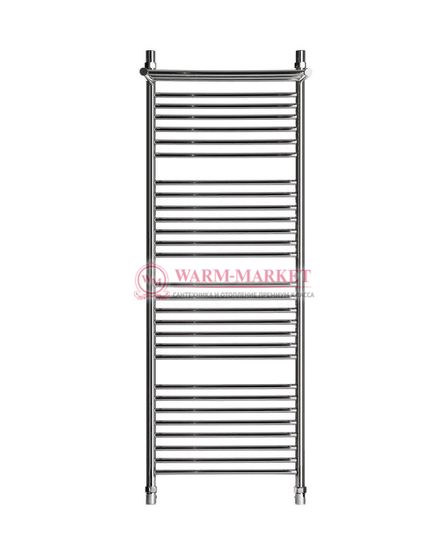Bogema 4 (прямая) - водяной полотенцесушитель с полкой из нержавеющей стали