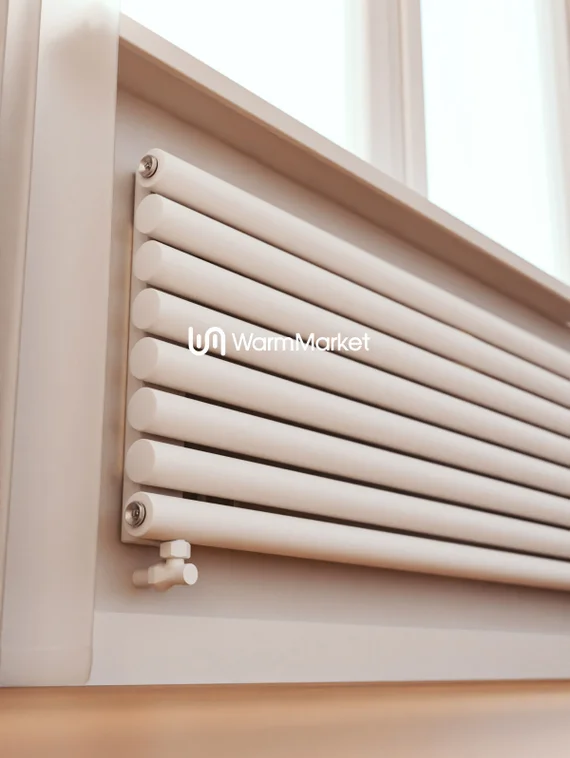 Bareng Monte Z 500 - горизонтальный трубчатый радиатор шириной 500 мм, нижнее разнесенное подключение