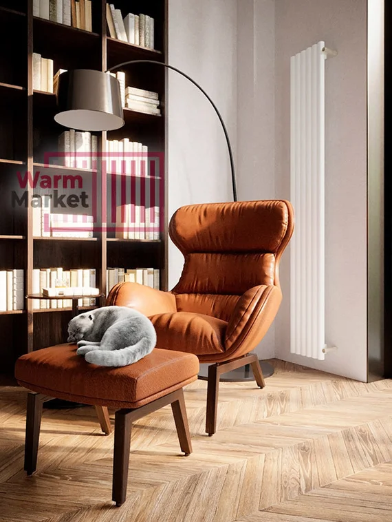 Diametro 42 V - вертикальный трубчатый радиатор высотой 1250 мм, 9 секций