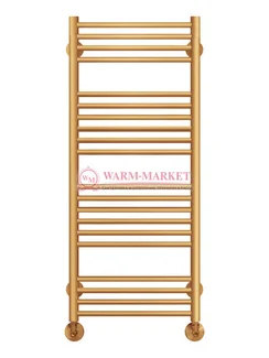 Аврора П20-2 - водяной полотенцесушитель, нижнее подключение, цвет бронза