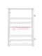 Хендрикс БП П7 - водяной полотенцесушитель, боковое подключение, белый