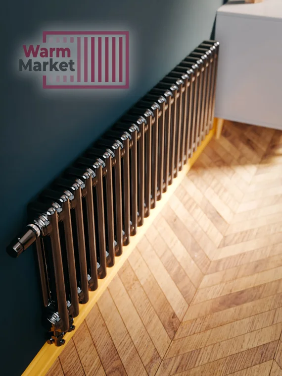 Axxinot Sentir 2030 - стальной трубчатый радиатор, нижнее подключение с термостатикой N69 твв