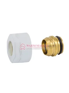 Резьбовое соединение для медных труб GW 3/4 x 15MM Белое