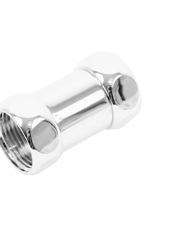 Переходник прямой белый для подключения полотенцесушителя.