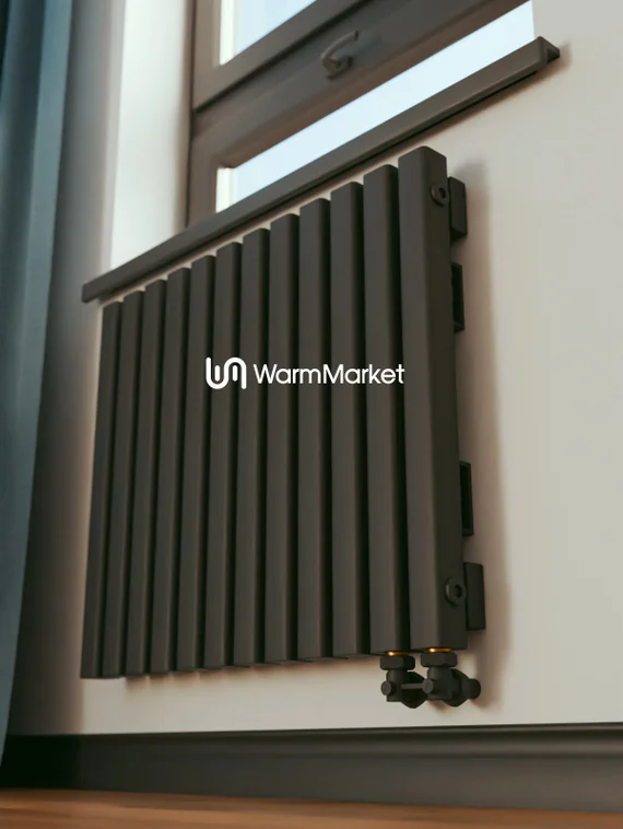 Bareng Tipe V 800 - вертикальный трубчатый радиатор высотой 800 мм, нижнее правое подключение