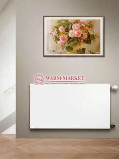 Dia Norm Plan Compact FC 22, высотой 500 мм - гладкий панельный радиатор c боковым подключением