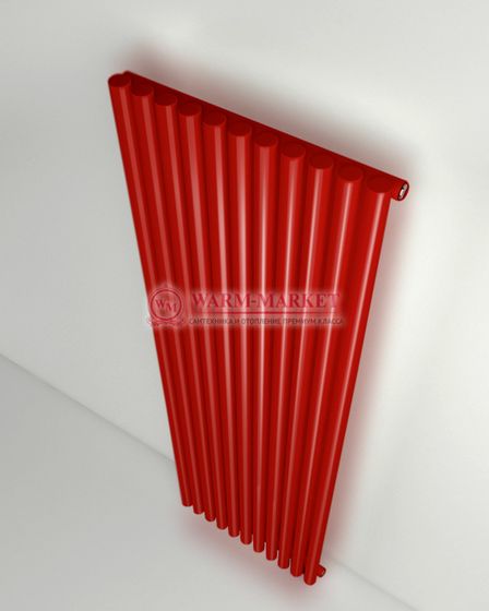 Garmonia A 40 V 1 - вертикальный трубчатый радиатор высотой 1784 мм красный